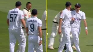 WATCH Ollie Robinson Sledges Usman Khawaja Again [upl. by Zora]