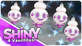 4 Live Shiny Vanillite Reactions All in the same day [upl. by Gracie]