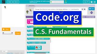 Codeorg Express Lesson 112 MiniProject Sticker Art  Answers Explained  Course C Lesson 102 [upl. by Agbogla]