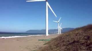 ILOCOS NORTE Bangui Windmills or The Bangui Wind Farm of Ilocos [upl. by Lawford818]