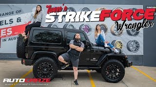 TIONNES STRIKE FORCE WRANGLER  Jeep Wrangler KMC Strike Wheels Nitto Tyres Lift Kit amp More [upl. by Ul]