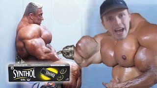 Fake Synthol Muscle Man Fights Real MMA Fighter His Arm Leaks [upl. by Htebesile930]