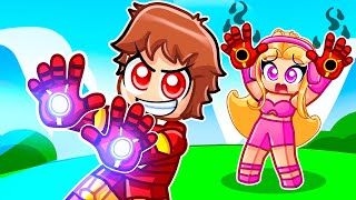 WE FOUND IRON MANS HAND BLASTERS IN ROBLOX… [upl. by Briggs]