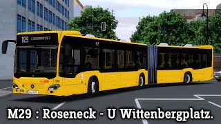 OMSI 2 Berlin  Lijn M29 Roseneck  U Wittenbergplatz [upl. by Evey]