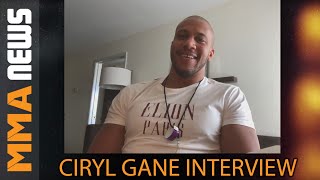 Ciryl Gane on Jairzinho Rozenstruik fight Jon Jones to heavyweight [upl. by Yelruc]