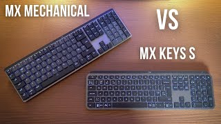 Logitech MX Keys S Keyboard vs Logitech MX Mechanical Keyboard Which Keyboard is Best [upl. by Merril185]