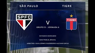 San Pablo Vs Tigre 20  Jornada 6  Sudamericana 2023  Encuentro Completo [upl. by Etteiram329]