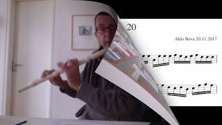 A Bova Prélude n 20 in b minor for flute [upl. by Layne]