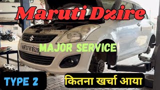 Maruti Swift Dzire Petrol Service cost [upl. by Enilemme]