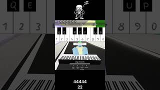 How to play Megalovania in Jujutsu Shenanigans Piano [upl. by Ytomit]