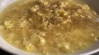 PASTINA CON STRACCIATELLA DI UOVA IN BRODO❗️ il classico invernale scalda cuore ❗️per tutte le età [upl. by Tali]