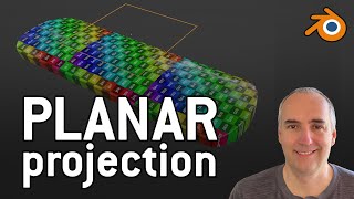 Planar projection in Blender [upl. by Etnomed]