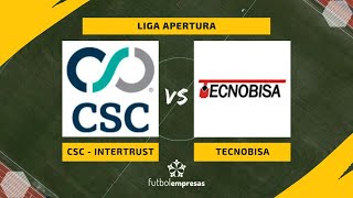 Tecnobisa sale victorioso del festival de goles frente a CSC Intertrust [upl. by Ahcorb]