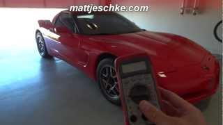 How to Test an Alternator in a C5 Corvette [upl. by Assirek]