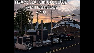 😱YOU WONT BELIEVE WHAT LOAD WE HAVE⚠️ HEAVY HAULIN CUSTOMZ WESTERNSTAR 4900 TESTING [upl. by Notneuq]