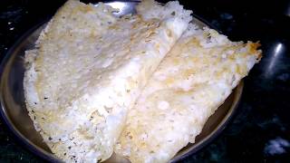 Tandalache Ghavane Recipe  तांदळाचे घावणे रेसीपी  Neer Dosa  Rice Flour Crepes [upl. by Foskett]