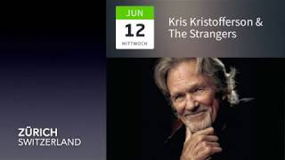 Kris Kristofferson amp The Strangers ZUERICH 2019 Switzerland 30 Min [upl. by Moreen]