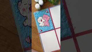 Texture Art 🧸🤌🏻 youtubeshorts diy painting shorts trending viralvideo video [upl. by Clea]