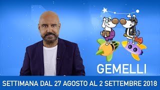 GEMELLI l’oroscopo di Capitani  27 agosto  2 settembre [upl. by Ainnos]