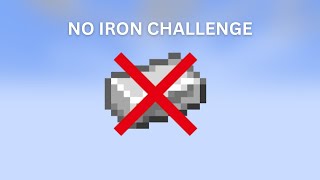 MINECRAFT BEDWARSTHE NO IRON CHALLENGE [upl. by Nomad959]