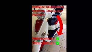 Comment débrider un scooter sans block piston [upl. by Martinsen459]