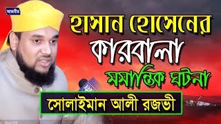 Bangla Waz  Soliman Ali Rojvi  সোলাইমান আলী রজভী  Hasan Hossain Er karbala হাসান হোসেনের কারবালা [upl. by Agbogla]