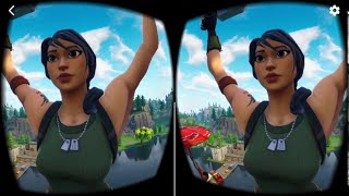 360 VR VIDEOS  Fortnite VR 360° Video  SkyDiving dropping on Tilted Towers 2018 [upl. by Airetak947]