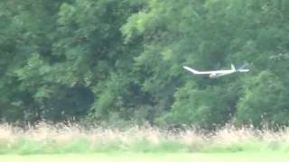 Keil Kraft Conquest at ModelAir Free Flight Area Old Warden July 2016 [upl. by Nabetse]