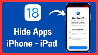 iOS 18 How To Hide Apps on iPhone  iPad [upl. by Llenahc]