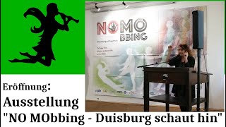 quotNO MObbing  Duisburg schaut hinquot Ausstellungseröffnung in der cubus Kunsthalle vom 10102024 [upl. by Amik25]