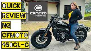 My Quick Review On The New CFMoto 450CLC [upl. by Aihsenak414]