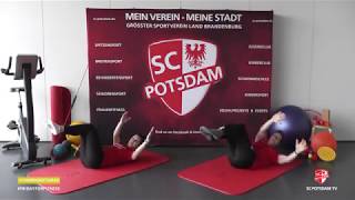 SC Potsdam Rehasport auf der Fitnessmatte fridayforfitness [upl. by Ruberta261]