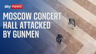 Gunmen open fire at concert venue in Moscow [upl. by Anitnerolf]