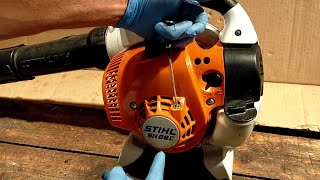 Stihl BG 86  SH86 Easy start RECOIL FIX  Conversion [upl. by Ardin372]