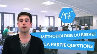 Méthodologie du brevet de français  la partie questions [upl. by Nedlog283]