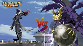 Beelzemon Awaken VS Lucemon SM Awaken Digimon Masters Online [upl. by Aliam292]