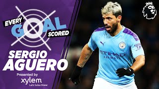 SERGIO AGUERO  RAINING GOALS  EVERY PREMIER LEAGUE GOAL SCORED  MAN CITY [upl. by Zebulon668]