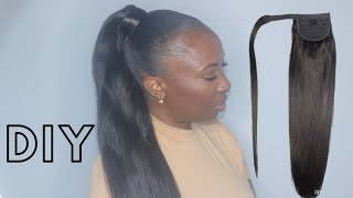 DIY Wrap Around Velcro Ponytail [upl. by Mattson]