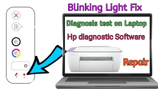 Hp Printer blinking light problem fix  hp printer blinking light problem solved 2024  New method [upl. by Adyht]