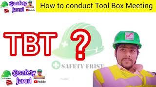 How to conduct toolbox talk TBT in hindi  safetyofficer safetyjaruri toolbox tbtchallenge [upl. by Ramas]