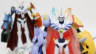 33Digimonデジモン FiguresDArts vs SHF OmegamonOmnimonオメガモンComparison Review比較レビュー [upl. by Dedrick]