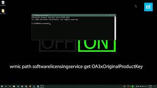 How to get your Windows 10 product key from Command Prompt [upl. by Konstance]