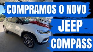 COMPRAMOS O NOVO JEEP COMPASS TD350 LIMITED DIESEL 4X4 2022  PRIMEIRAS IMPRESSÕES [upl. by Noscire]