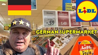 Exploring German Supermarket Lidl compare to American Grocery store [upl. by Strohben]