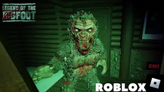 Full walkthrough of the Legend of the Bigfoot Haunted house Roblox Halloween Scare nights [upl. by Basset]