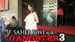 Chitrangada Singh Grand Entry At Saheb Biwi Aur Gangster 3 Trailer Launch [upl. by Rambert317]