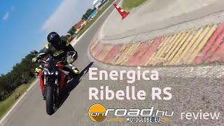 Energica Eva Ribelle RS REVIEW  Onroadbike [upl. by Janella165]