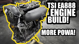 MK56 TSI EA888 Big Turbo Engine Build PT 7 [upl. by Shore102]