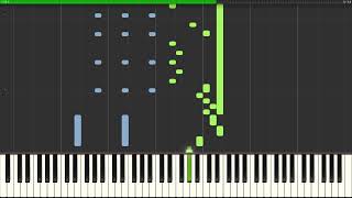 Piazzolla  Libertango Piano Tutorial Synthesia Kassia [upl. by Kosak676]