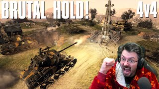 BRUTAL HOLD  3v3  Company of Heroes 3 [upl. by Nosmoht895]